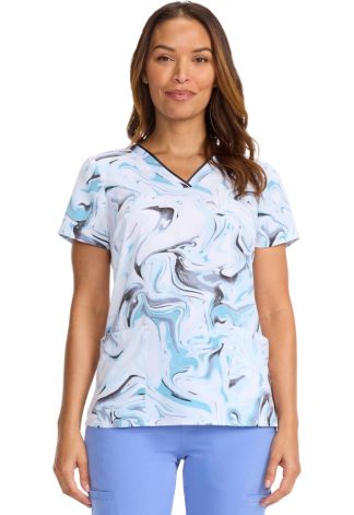 Healing Hands bluza sa dezenom Washed Marble - 2266_WSMB