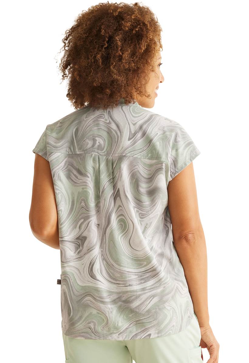 Bluza sa dezenom Marble Effect HH901 - Slika 2